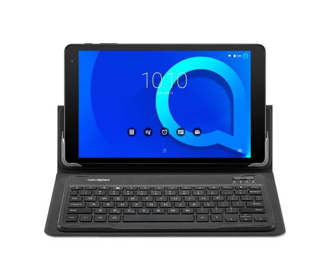 Alcatel 1T 10 mit Bluetooth-Tastatur  (Bild: Alcatel)